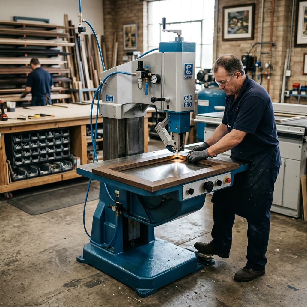 Pneumatic Frame Joining Machine